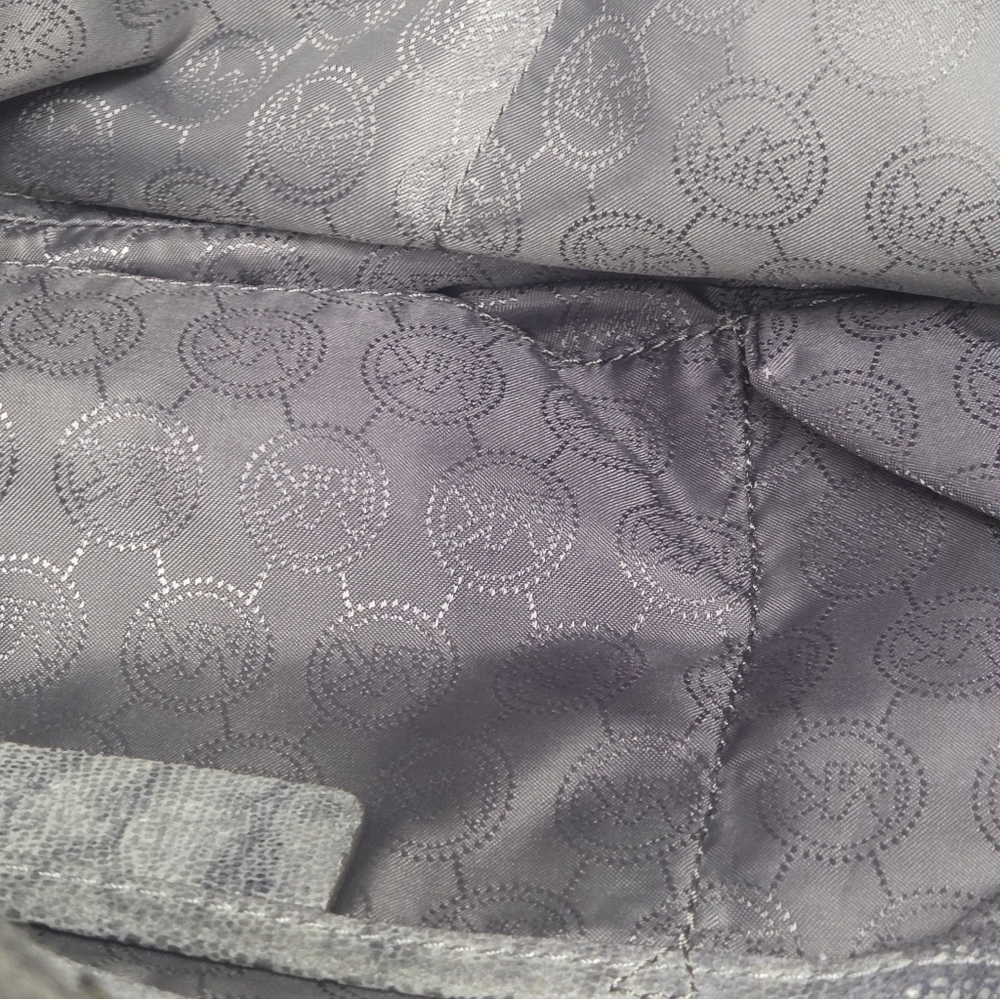 Michael Kors Shimmering Silver Shoulder Bag - Picture 5 of 10